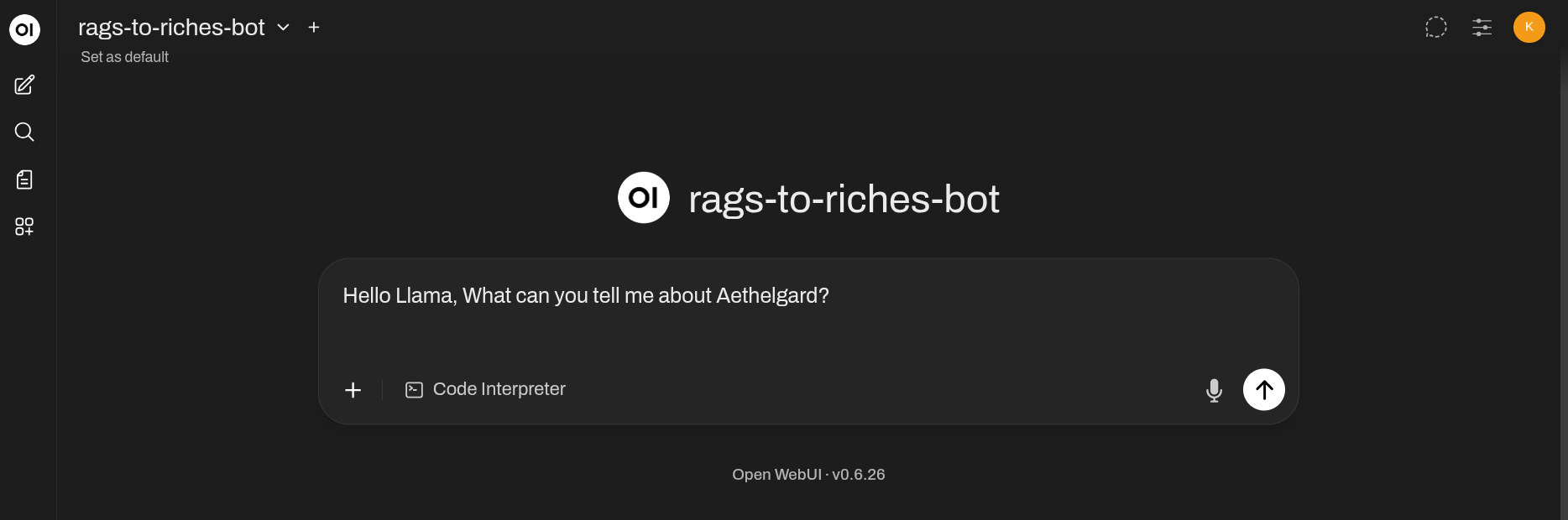 Talking to your documents